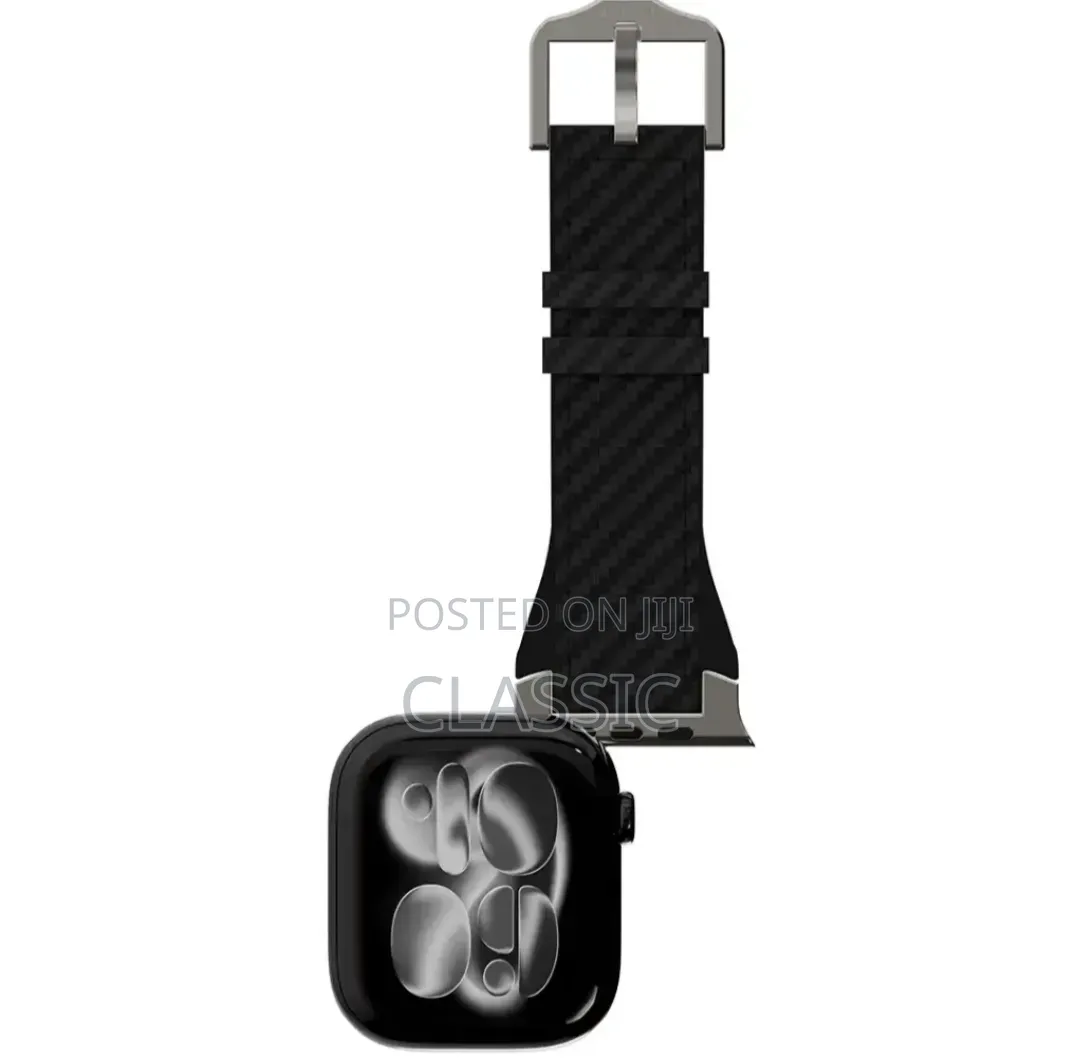 Levelo Toray Silicone Leather Strap for Apple Watch (49mm–42mm)