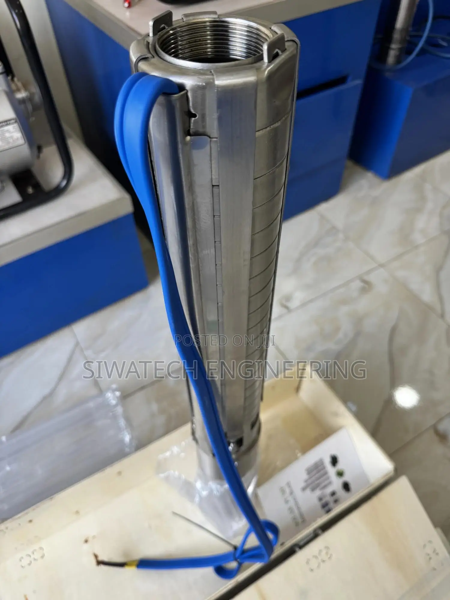 200m Ac/Dc Submersible Water Pump, 11cubics/Hr 4kw Motor. 2” Outlet