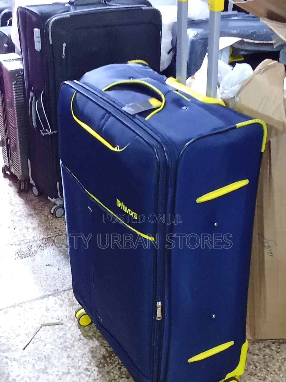 Medium Size Dfavors Blue Suitcase