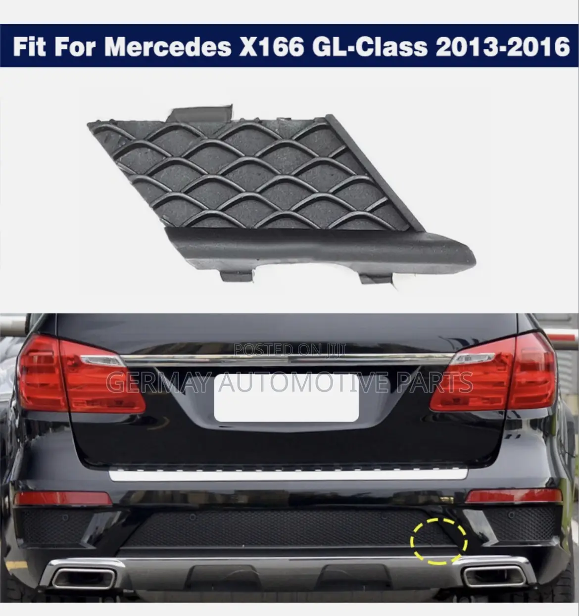 Bumper Cover for Mercedes Gl W166 2012-2016