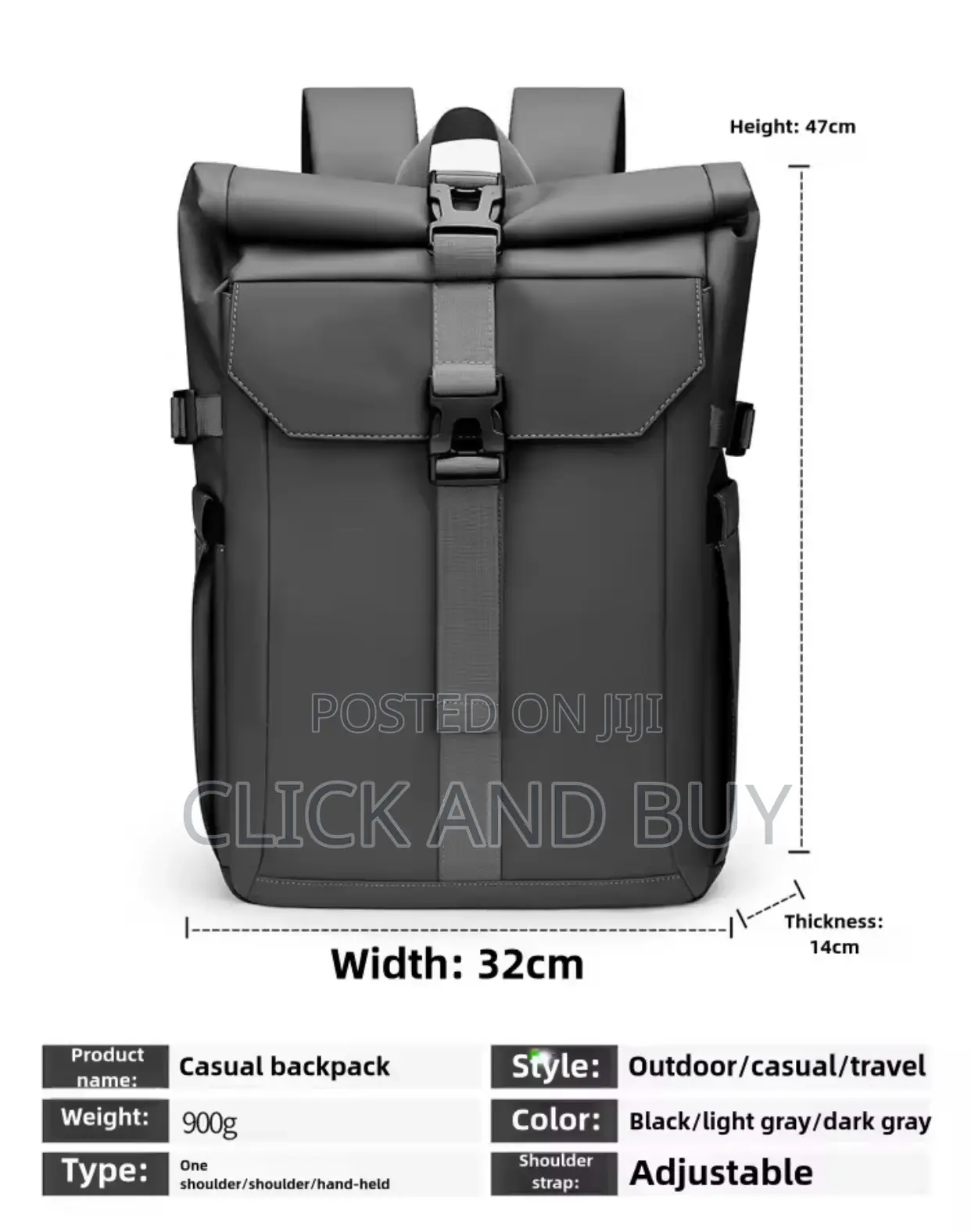Men's Outdoor Travel Backpack Commuter Computer Bag