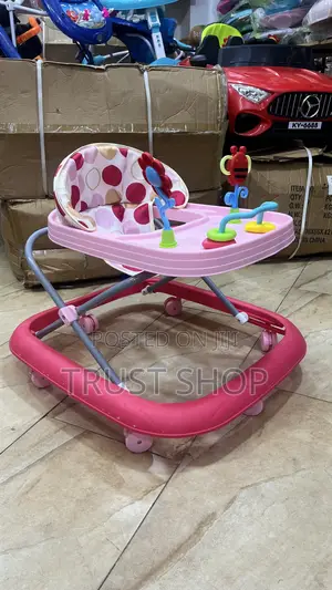 Pink Girls Baby Walker