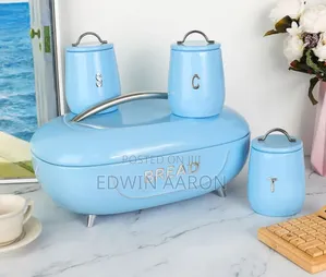 Metallic Stylish Breadbin Storage Set