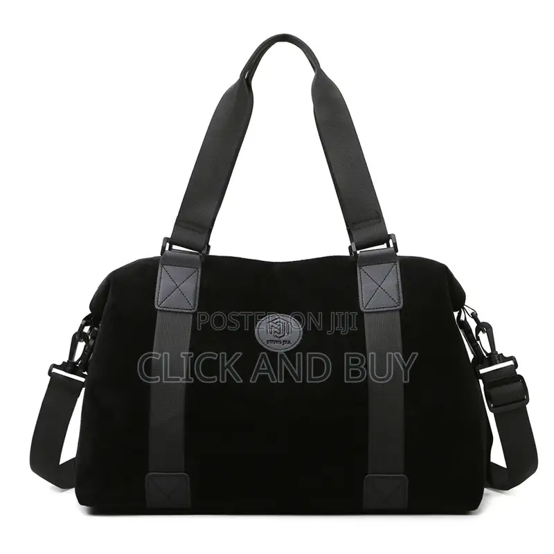Vintage Travel Duffel Bag With Adjustable Shoulder Strap