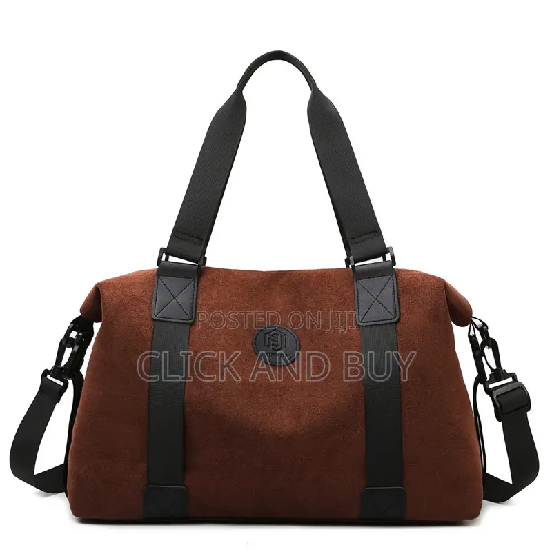 Vintage Travel Duffel Bag With Adjustable Shoulder Strap