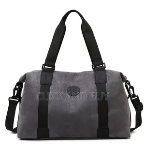 Vintage Travel Duffel Bag With Adjustable Shoulder Strap