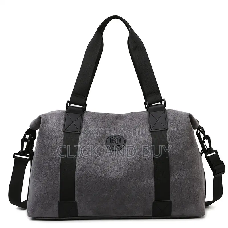 Vintage Travel Duffel Bag With Adjustable Shoulder Strap