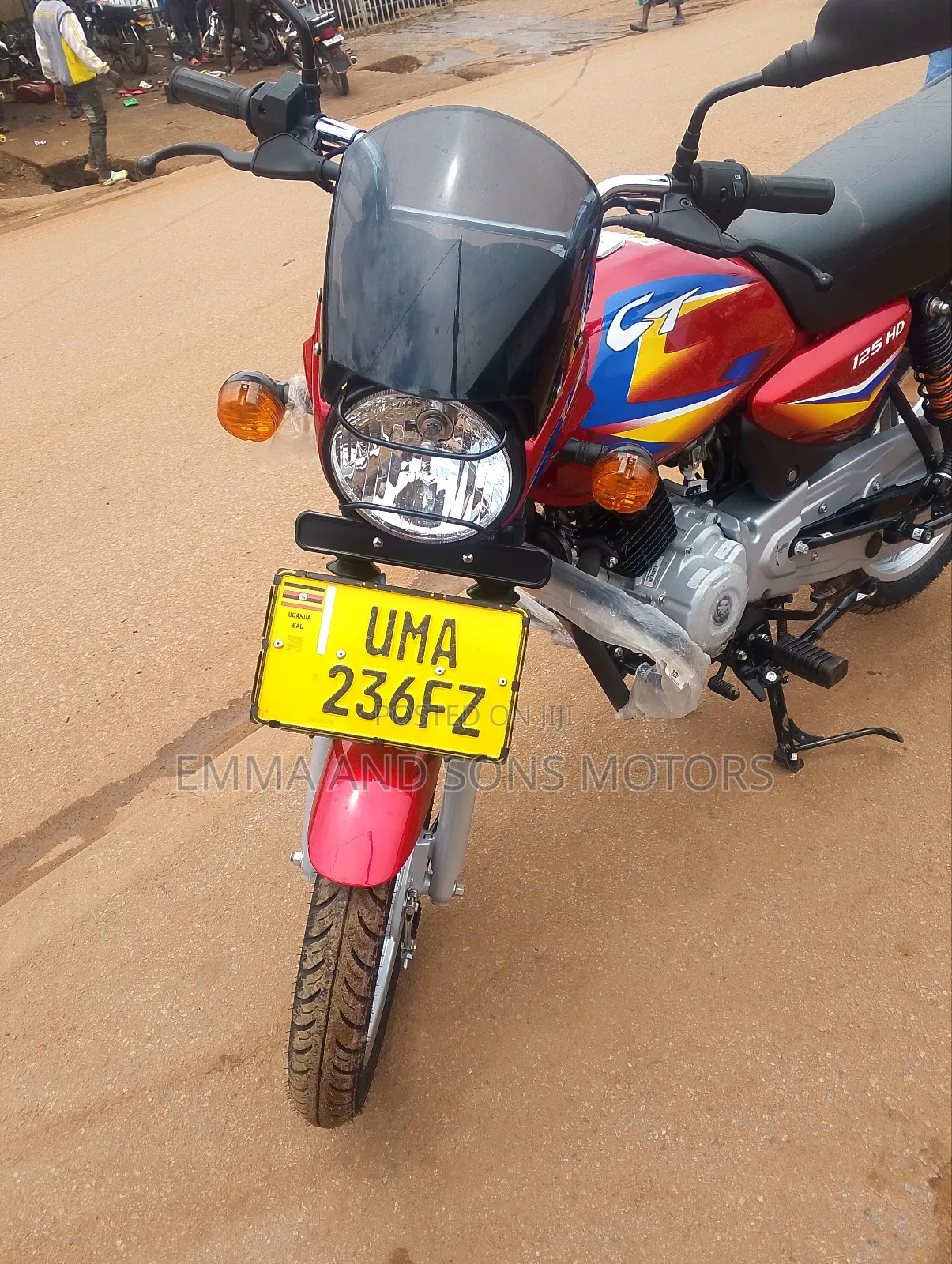 New Bajaj Boxer 125 2025 Red
