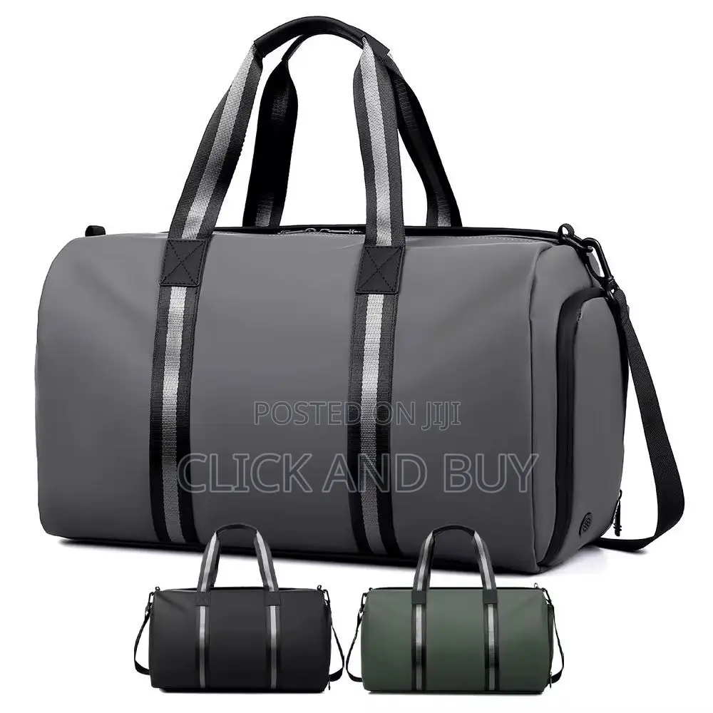 Modern Gym Travel Duffel Bag With Shoe Compartment and Laptop Sleeve