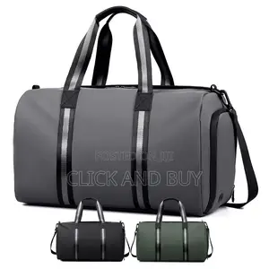 Modern Gym Travel Duffel Bag With Shoe Compartment and Laptop Sleeve