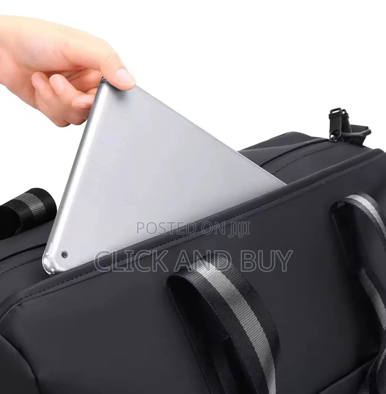 Modern Gym Travel Duffel Bag With Shoe Compartment and Laptop Sleeve