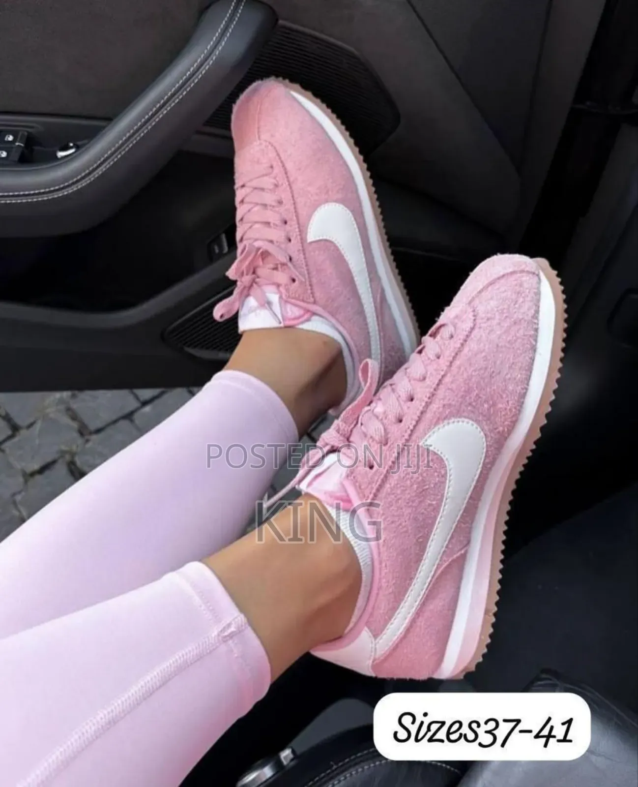 Nike Cortez Vintage Suede Women's Shoes in the Pink Foam/Gum