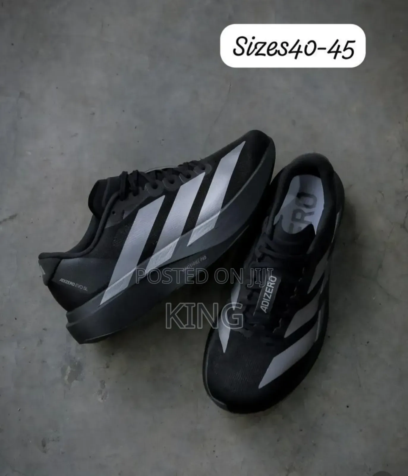 Adidas Adizero Evo Sl Shoes Mens Road Running. Grey, Black