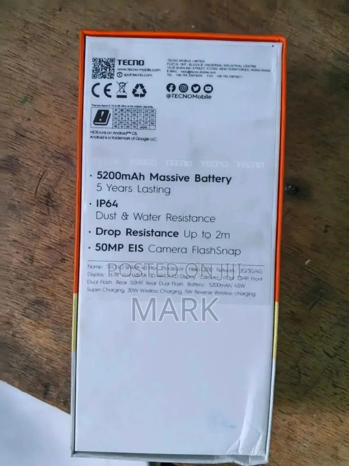 New Tecno Spark 40 Pro+ 256 GB Silver
