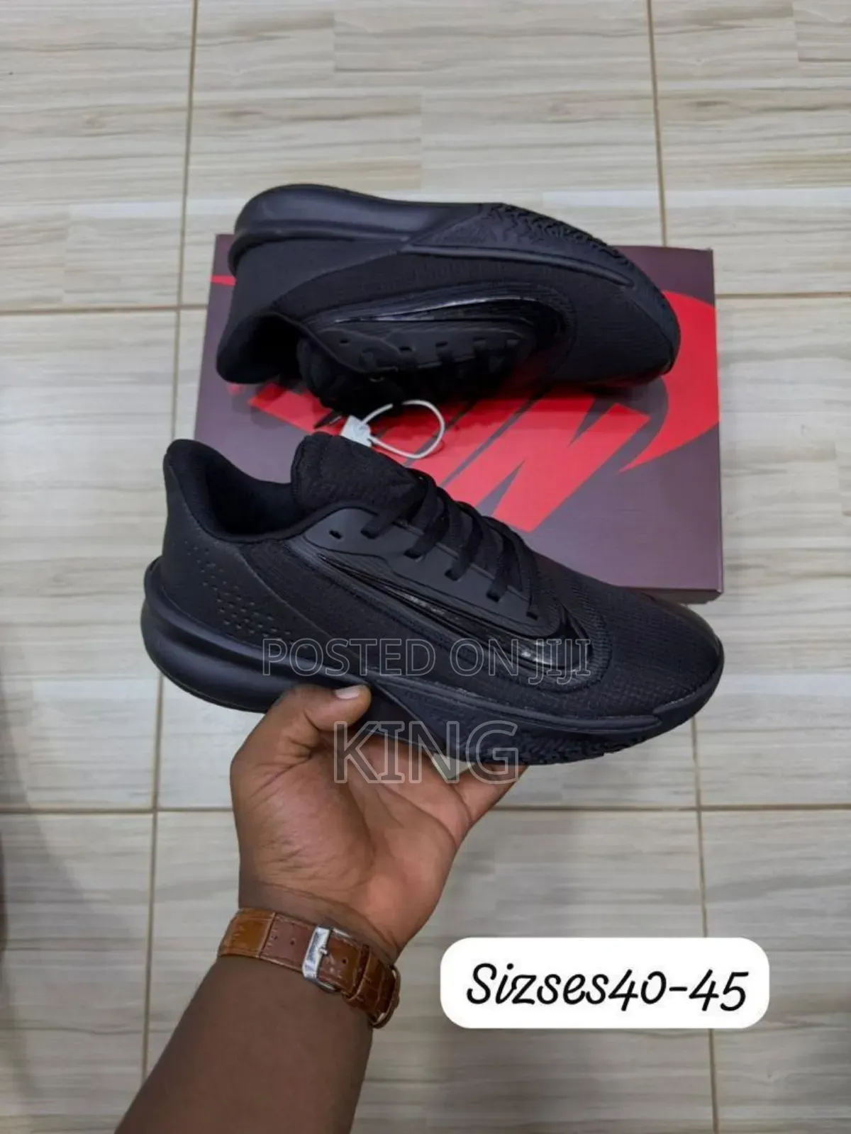 Nike Precision 7 Basketball Shoes. Triple Black