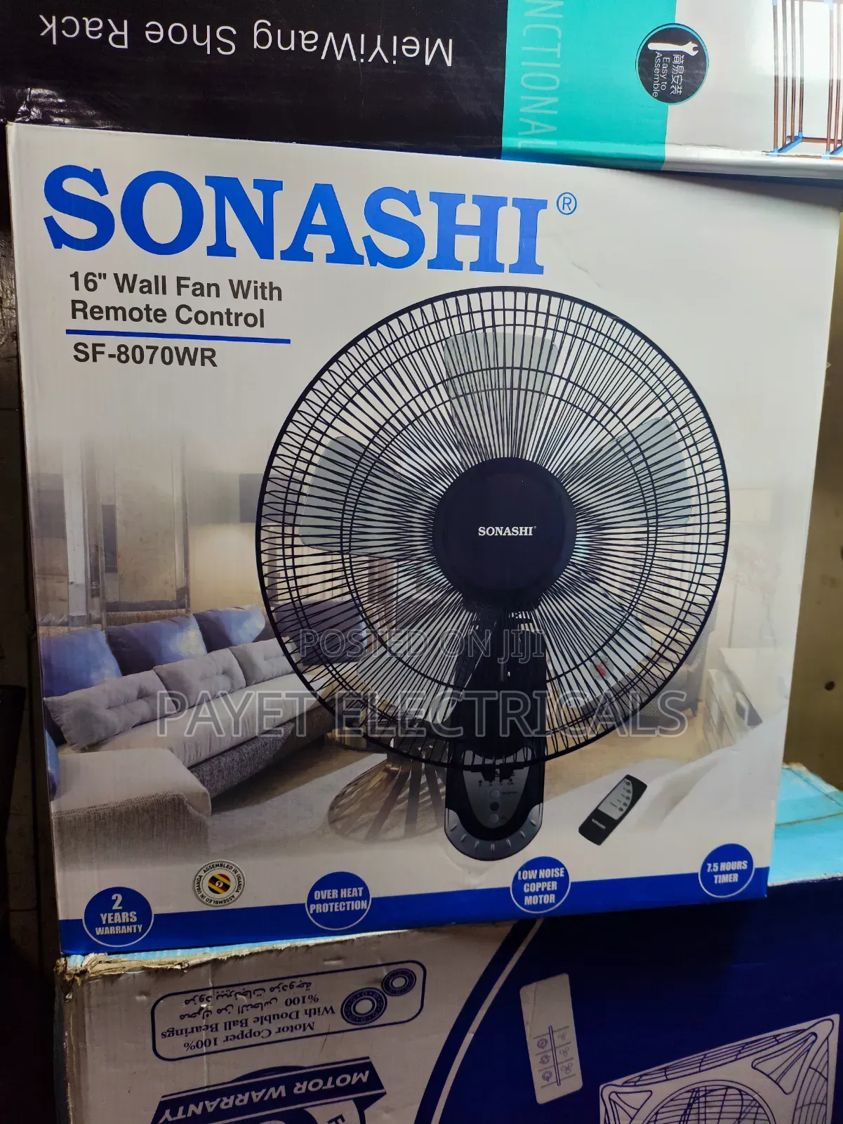 16inch Wall Fan With Remote for Sonchi