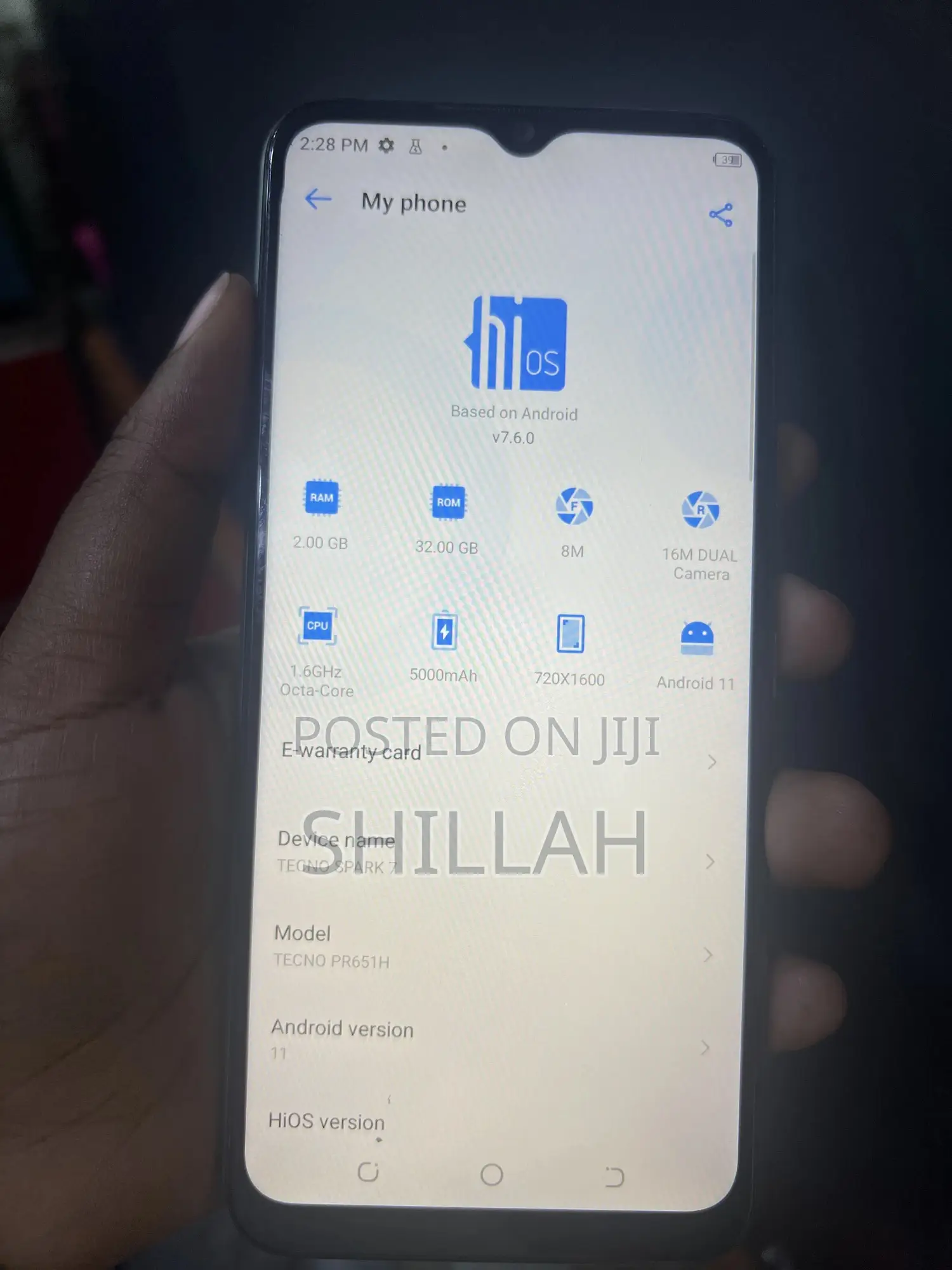 Tecno Spark 7 32 GB Green