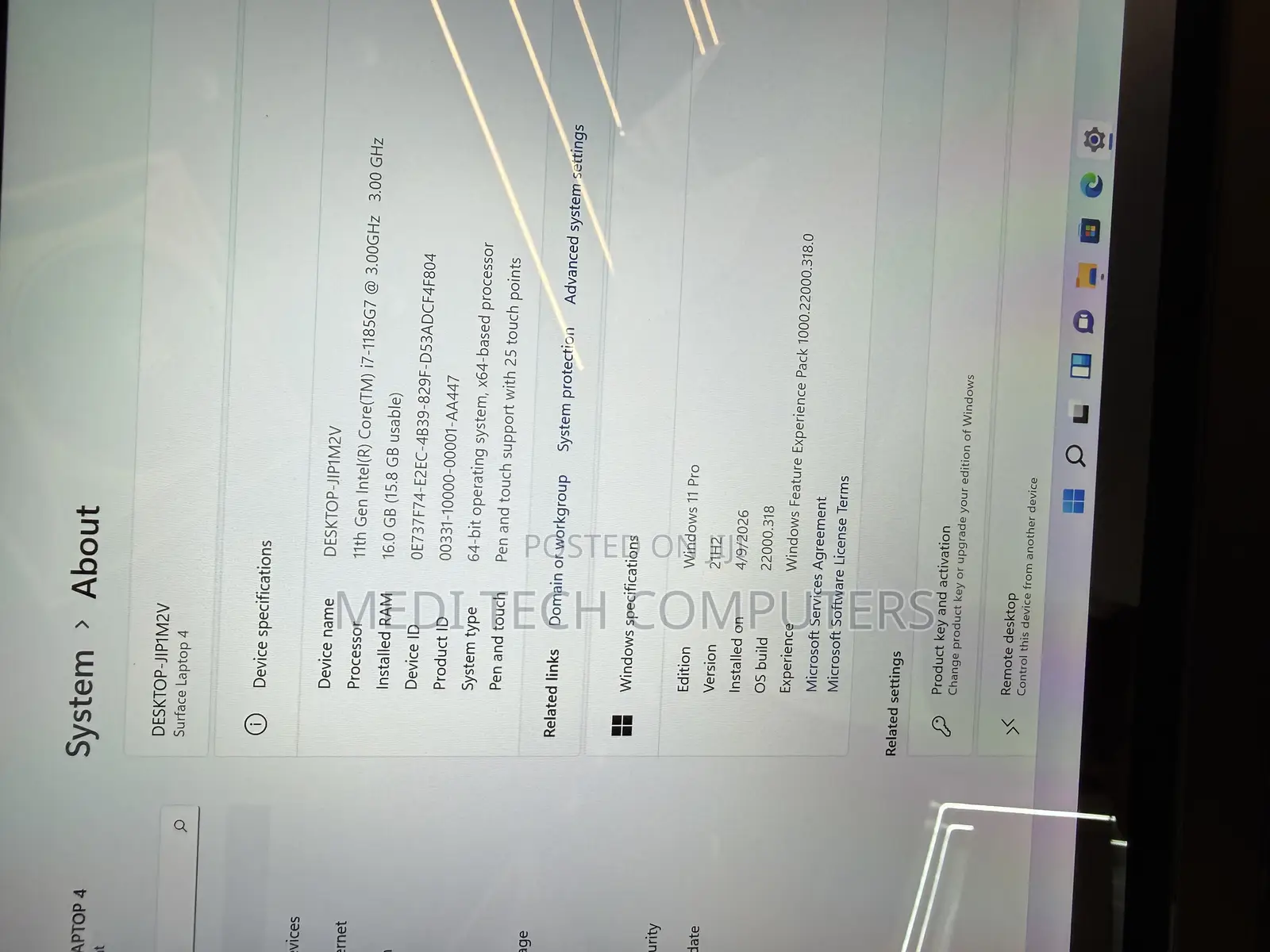 Laptop Microsoft Surface Pro 4 16GB Intel Core i7 SSD 256GB