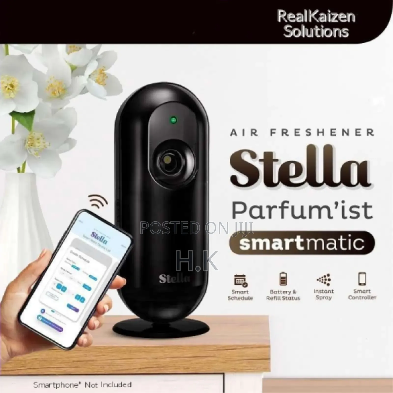 Smartmatic Bluetooth Parfum’Ist Coffee Latte Auto Air Freshener 225ml