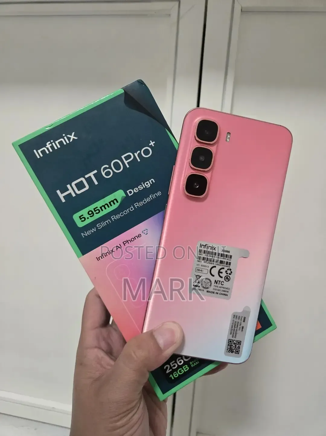 New Infinix Hot 60 Pro+ 128 GB Red