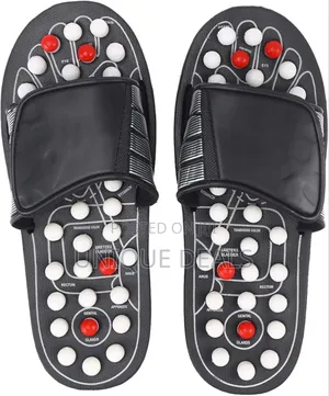 1pair Massage Slippers Therapeutic Acupuncture Massage Ball
