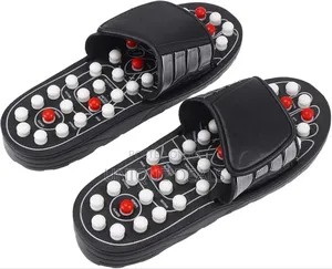 1pair Massage Slippers Therapeutic Acupuncture Massage Ball