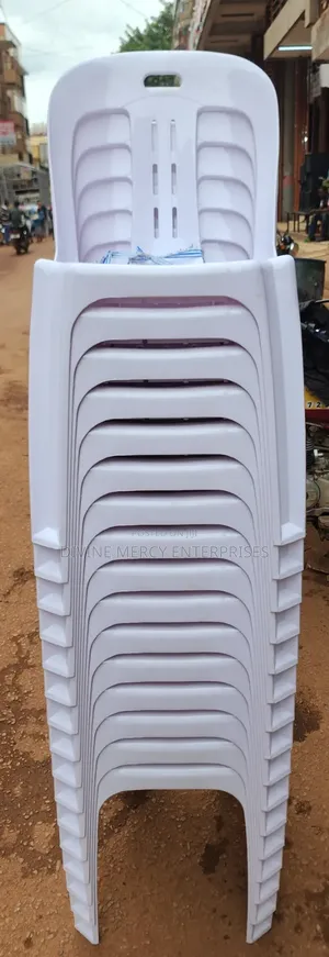 Plastic Events Armless Chair White
