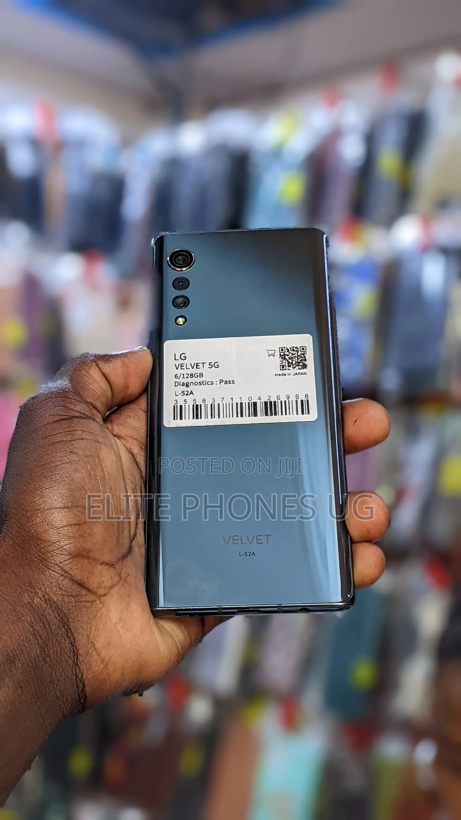 LG Velvet 5G 128 GB Gray