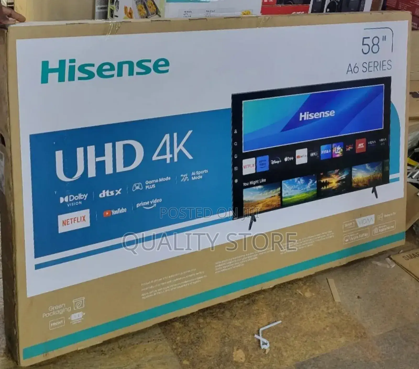 Hisense 58 Inches A6series