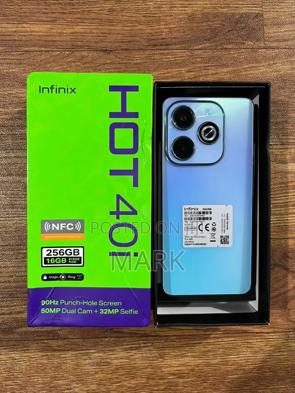 New Infinix Hot 40i 256 GB Blue