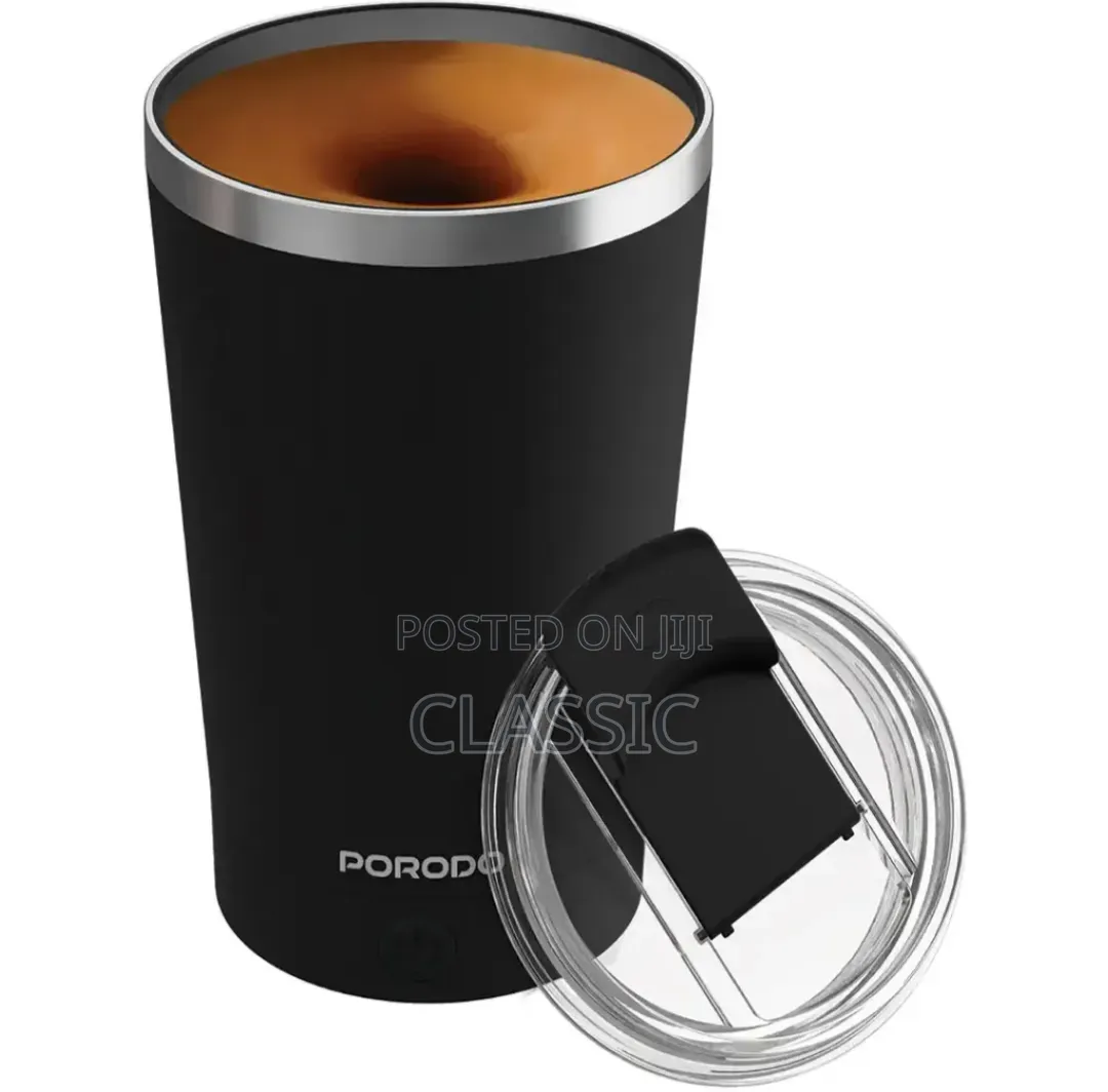 Porodo Lifestyle Automatic Magnetic Stirring Mug With Auto Mixing