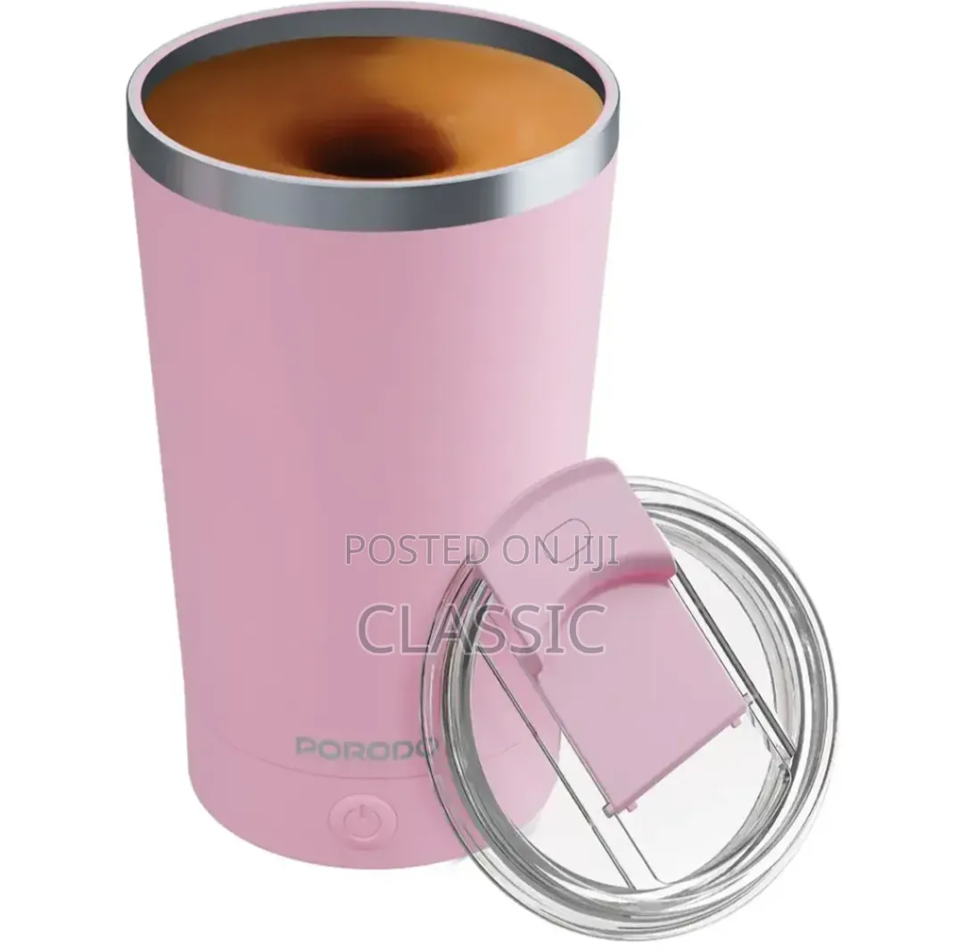 Porodo Lifestyle Automatic Magnetic Stirring Mug With Auto Mixing