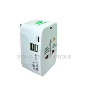 Universal Travel Adapter All in One Plug Adapter With 2 Usb| Type C