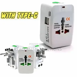 Universal Travel Adapter All in One Plug Adapter With 2 Usb| Type C