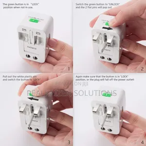 Universal Travel Adapter All in One Plug Adapter With 2 Usb| Type C