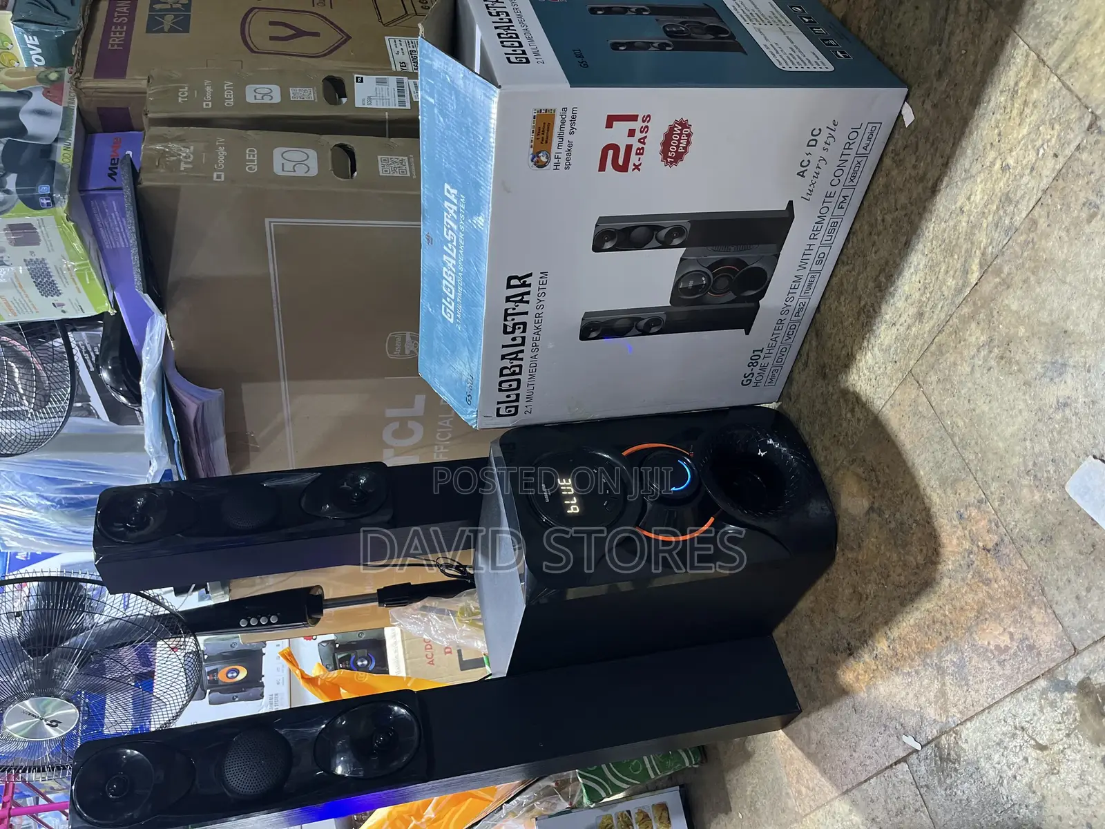 Globalstar Gs-801 2.1 Multimedia Home Theater Speaker System