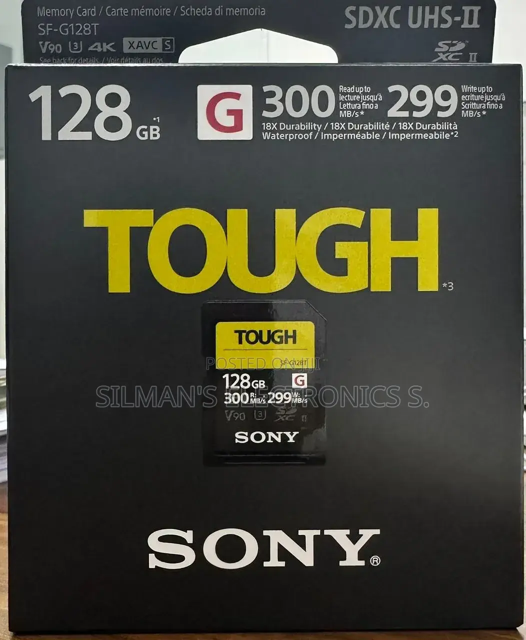 Sony Tough 128gb Camera Card