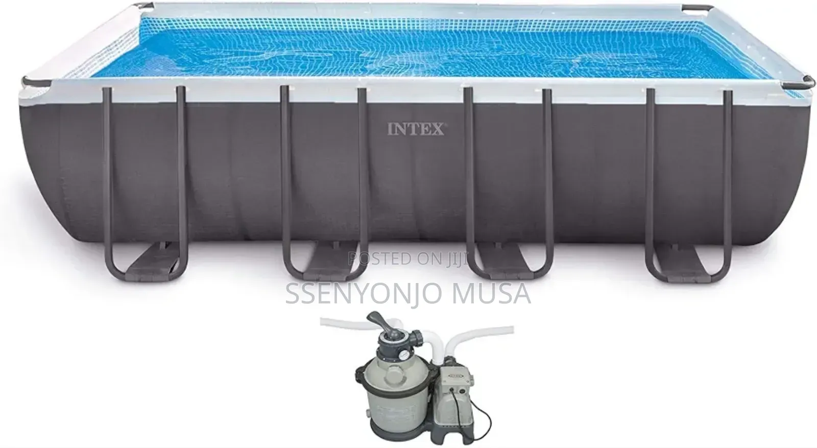 Intex Ultra XTR 24x12ft Above Ground Pool Set With Sand Filter Pump