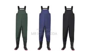 100% Waterproof Fishing Chest Waders With Rubber Wading Boots