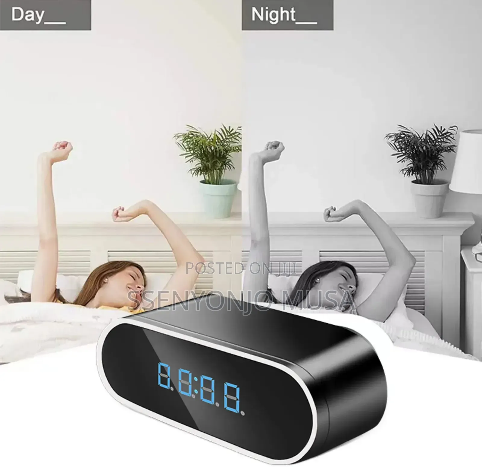 Digital Spy Camera Alarm Clock Full Hd – Wireless Wifi Hidden Camera