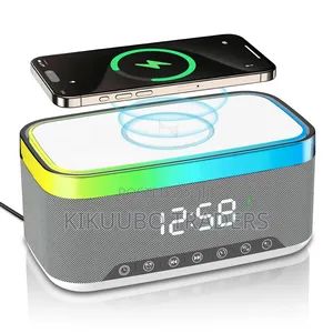 Portable Bluetooth Speaker With 15w Fast Wireless Charging