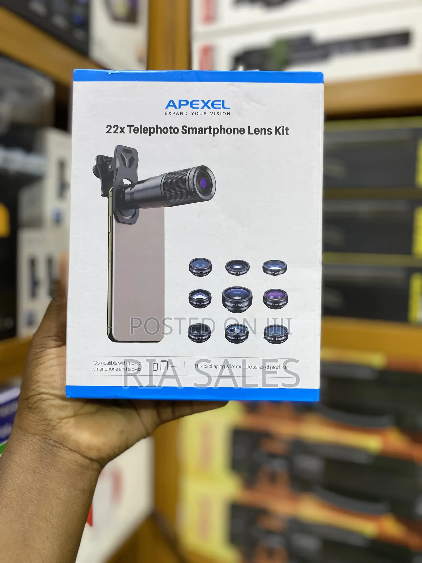 Apexel Phone 22x Telephoto Lens Kit