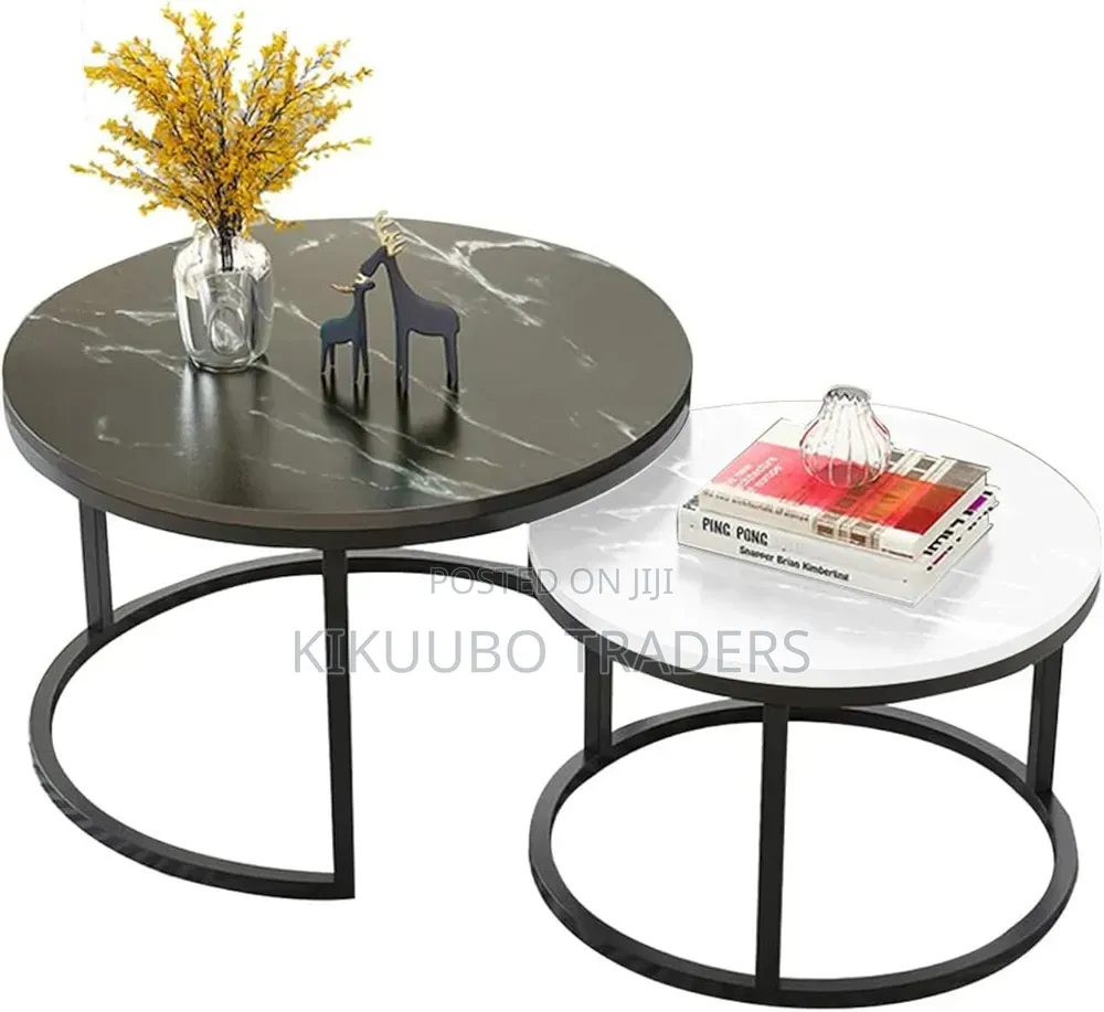 Nesting Coffee Tables Set of 2 - Stylish for Bedroom Decorations