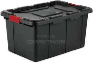 Industrial Tote, a Rugged Plastic Storage Bin