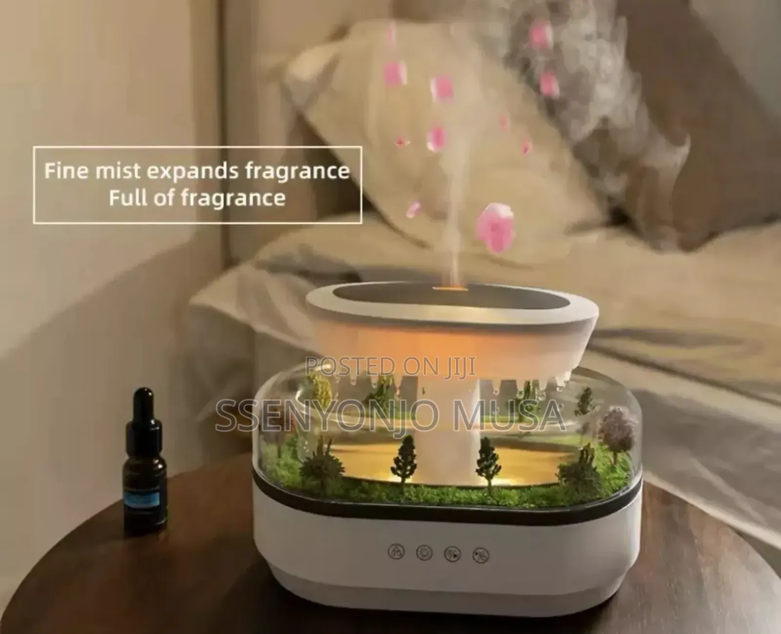 Rain Cloud Aroma Diffuser - Small Air Humidifier With Light