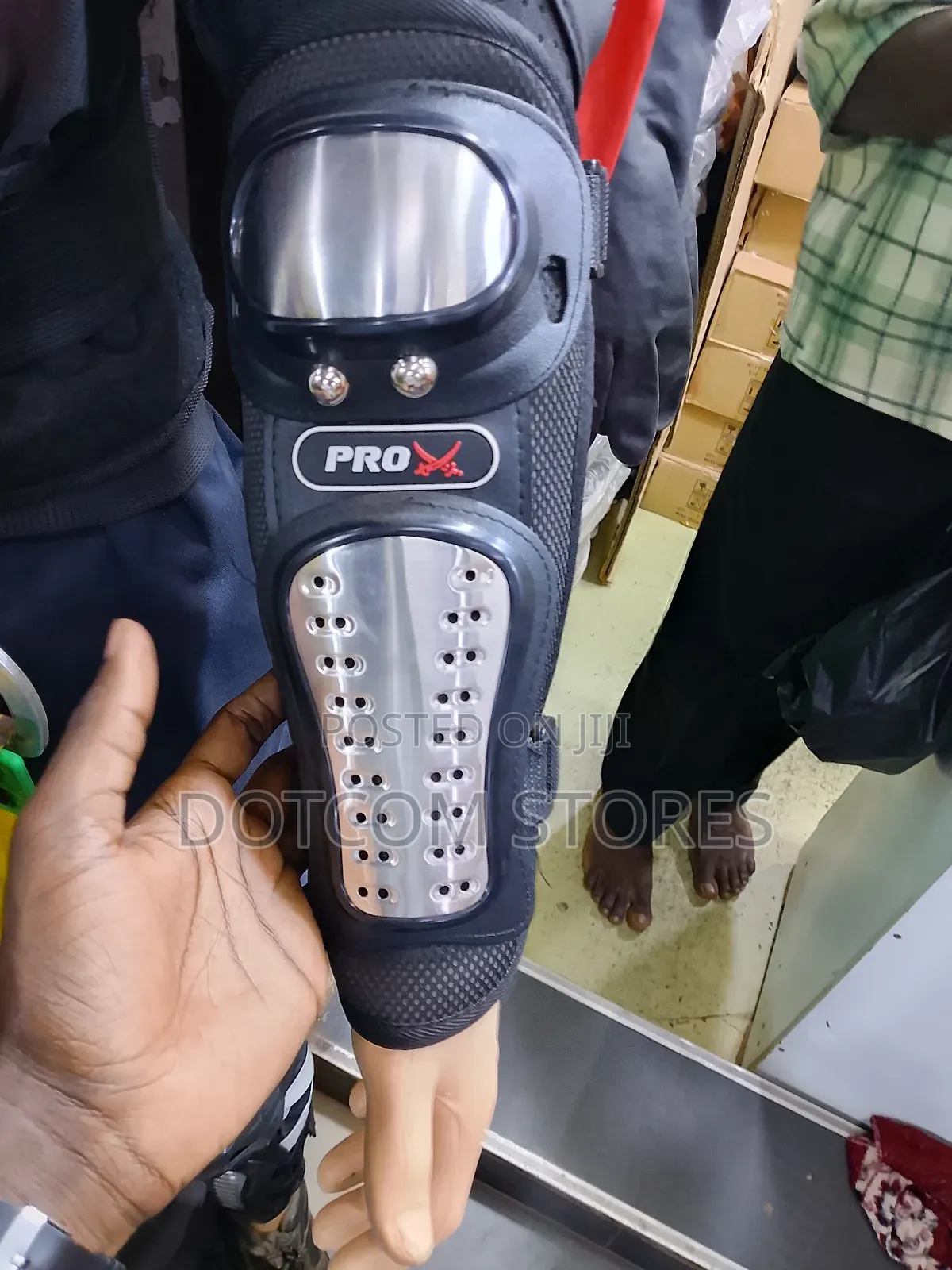 Pro-x Stainless Steel Alloy Motorcycle Knee And Elbow Guards