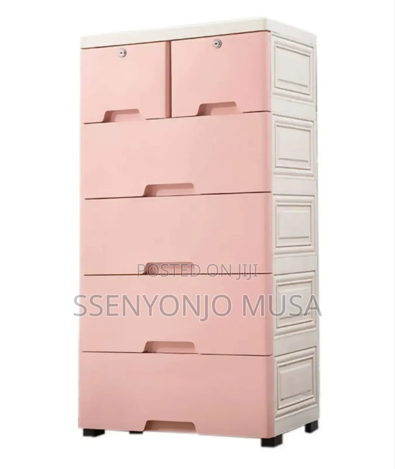 Kids Cartoon Plastic Cabinet - Drawer, Shelf, And Shoe-