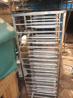 Commercial Stainless Bread Trolley Rack
