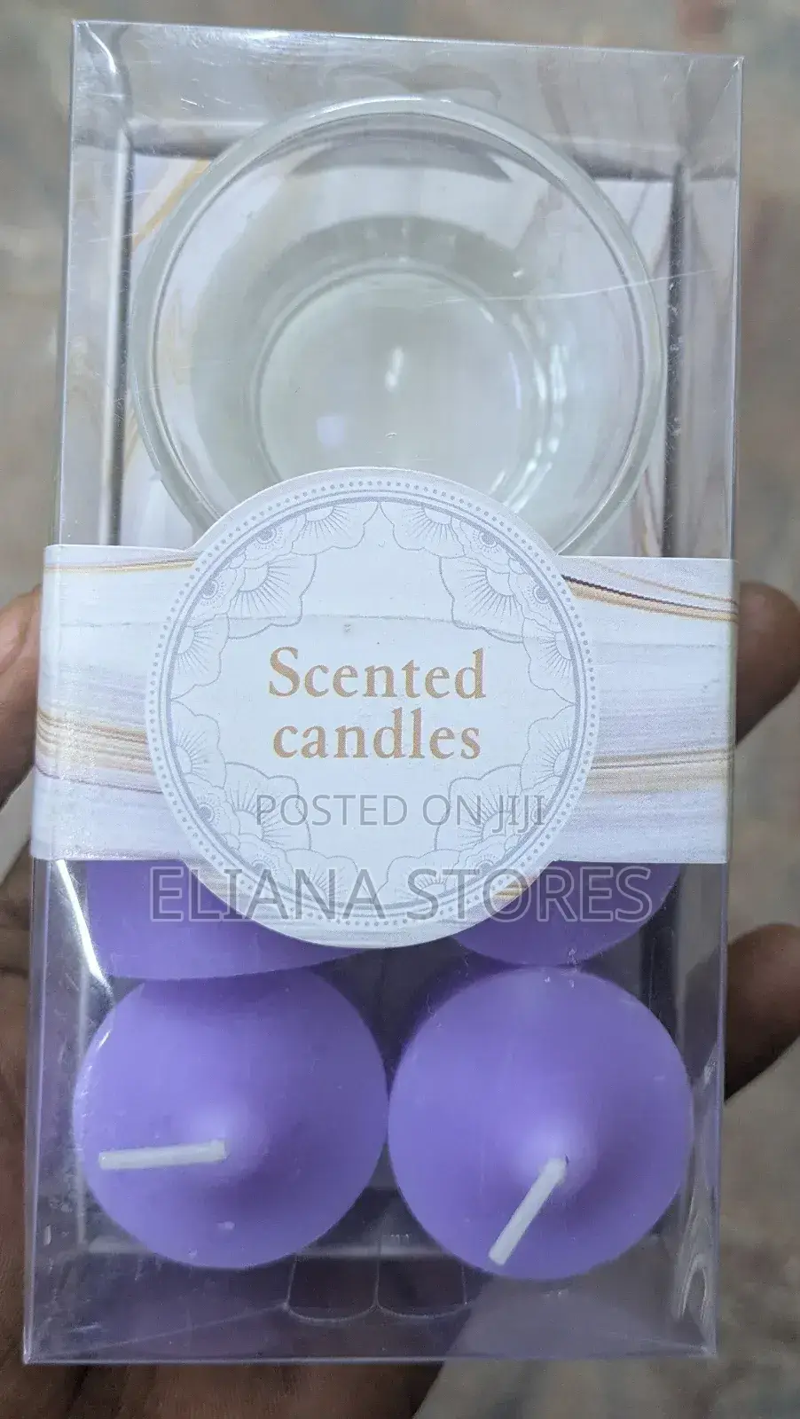 Scented Candle Set and Candles Holder