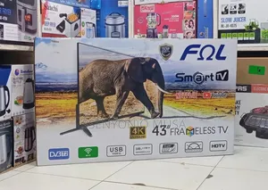 Fol 43 Inch Ultra Hd Smart Tv | Frameless Design | Dvb-t2 | Usb